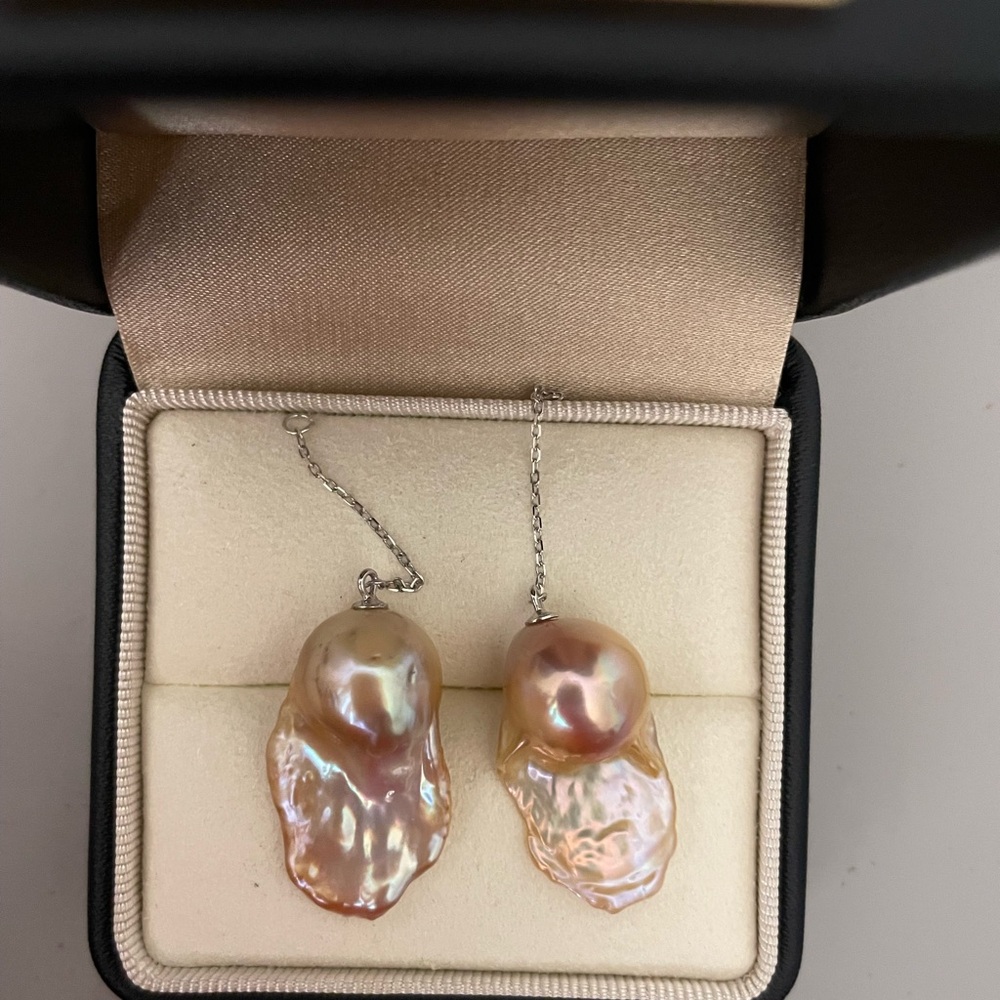 A Pair of Baroque Earrings